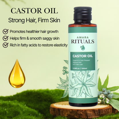 Hair-Growth Castor Oil for Stronger Hair & Firmer Skin